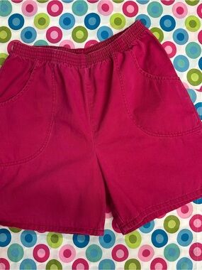 Vintage Y2K Cherokee Pink Elastic Waist Shorts Women’s